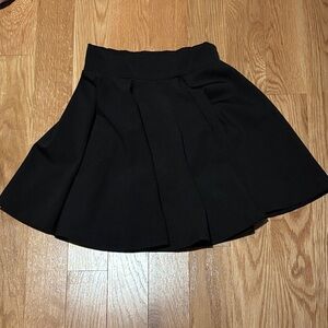 Elegant Black A-Line Skort